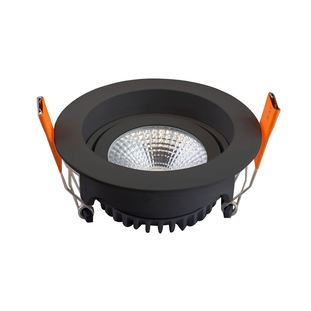 LED inbouwspot by LCB, 95mm, 5W, 420 lumen, 2700K warm white, IP65, dimmable, for bathroom