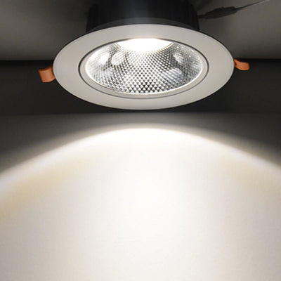 Lcb LED recessed downlight dimmable 5W replaces 50W 4000K clear white light