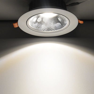 LCB LED recessed spot 10.5W 3000K 220-240V IP20 CRI 80 Philips chip flicker-free CE RoHS 83mm cutout