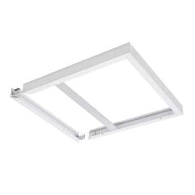 Panneau LED en aluminium blanc 60x60cm avec 75mm de hauteur et haute luminosité