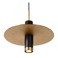 Suspension Lucide SELIN 35cm noir, 1xGU10, 220-240V LED, douille E27