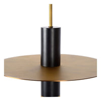 Suspension Lucide SELIN 35cm noir, 1xGU10, 220-240V LED, douille E27