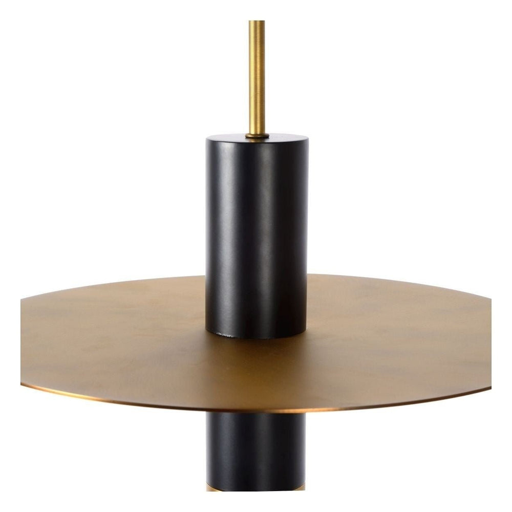 Suspension Lucide SELIN 35cm noir, 1xGU10, 220-240V LED, douille E27