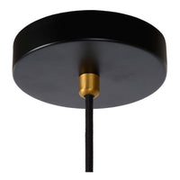Suspension Lucide SELIN 35cm noir, 1xGU10, 220-240V LED, douille E27