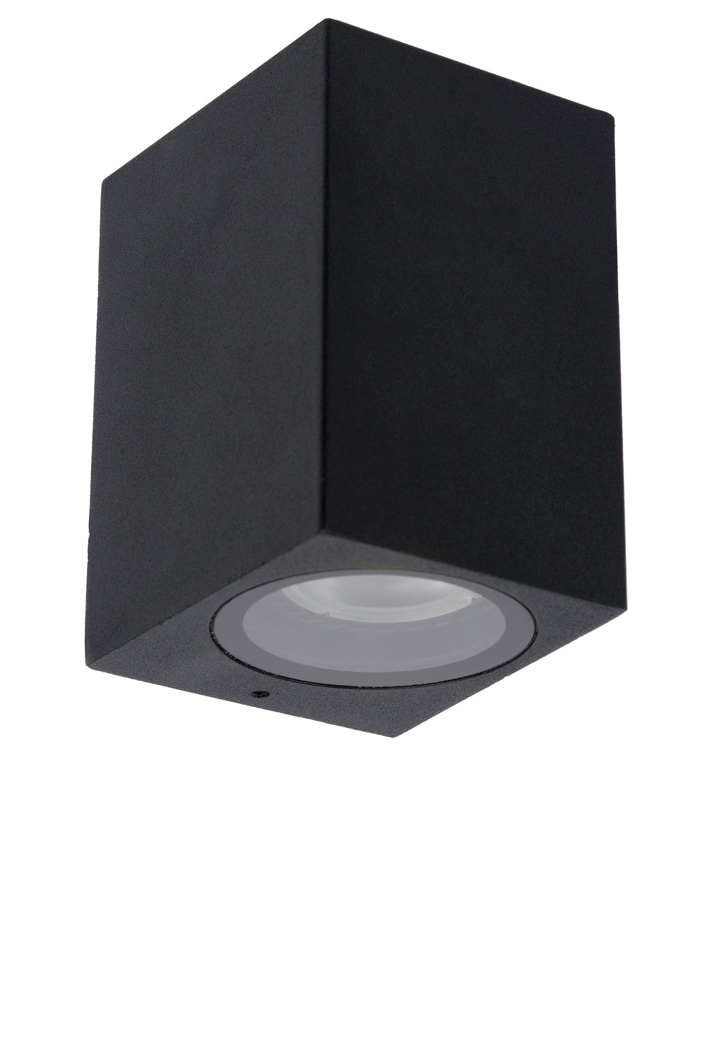 Lucide ZARO outdoor indoor wall light, 1xGU10, IP44 Black aluminum square design, 220-240V, modern style