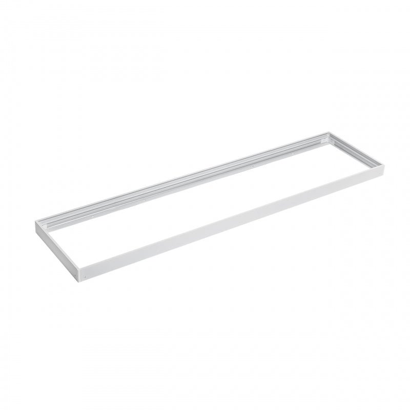 Cadre à LED Spectrum pour luminaire en saillie 300x120mm blanc, design économe en énergie pour un éclairage optimal de l'espace