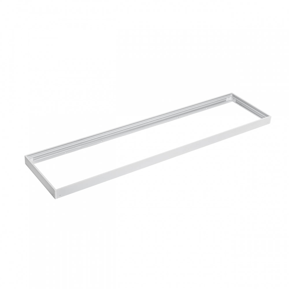 Cadre à LED Spectrum pour luminaire en saillie 300x120mm blanc, design économe en énergie pour un éclairage optimal de l'espace