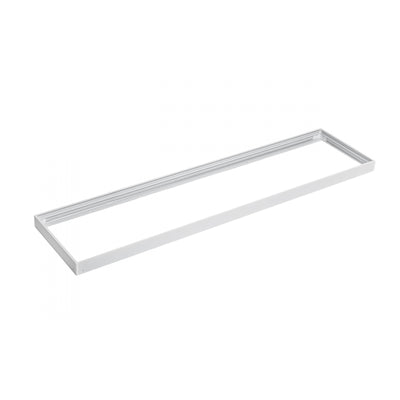 Cadre à LED Spectrum pour luminaire en saillie 300x120mm blanc, design économe en énergie pour un éclairage optimal de l'espace