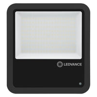 Led floodlight with photocell black 100w 15000 lumen 100d 4000k cool white ip66 light sensor