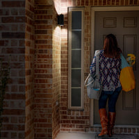 Ledvance ENDURA BEAM Wall UpDown Light GU10, 2x35W, IP44 Outdoor Surface Mount, Dark Gray Aluminum