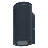Ledvance ENDURA BEAM Wall UpDown Light GU10, 2x35W, IP44 Outdoor Surface Mount, Dark Gray Aluminum