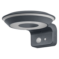 Applique murale extérieure Ledvance Endura Style solaire GLOW avec capteur LED 3.6W 3000K IP44 Gris Foncé