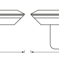 Ledvance Endura Style solar GLOW Wall Sensor LED 3.6W 3000K IP44 Dark Gray Outdoor Light