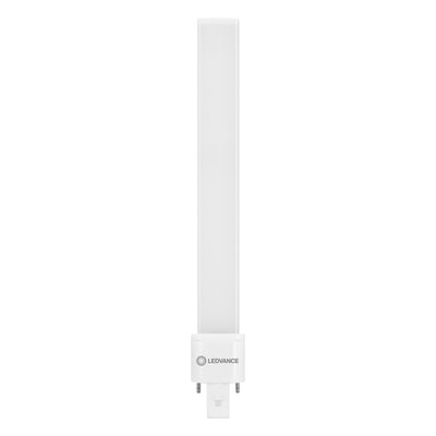Dulux S LED 6W - 3000K blanc chaud, remplace 1250W, 1521 lumens utiles, angle de faisceau de 120°, puce Philips