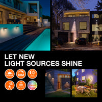 Applique murale extérieure Ledvance Endura Style solaire GLOW avec capteur LED 3.6W 3000K IP44 Gris Foncé