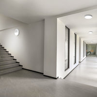 Ledvance LED Hublot Rond 300mm 17W IP65 IK10 3000K 4000K Blanc Montage en Surface Mur Plafond