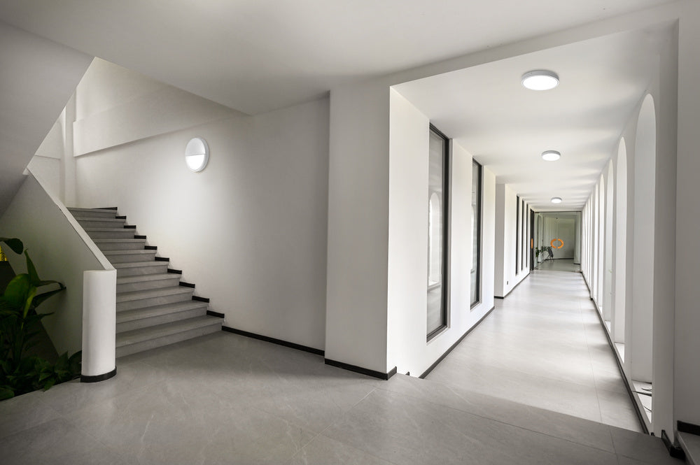 Ledvance LED Hublot Rond 300mm 17W IP65 IK10 3000K 4000K Blanc Montage en Surface Mur Plafond