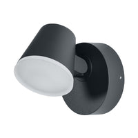 Ledvance ENDURA Style Midi Spot I Applique murale LED 13.5W 3000K 800 lumens IP44 Gris Foncé extérieur