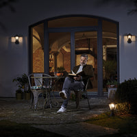 Ledvance ENDURA Classic Tradition outdoor floor lantern E27 Black/Gold IP44 aluminum 1000mm