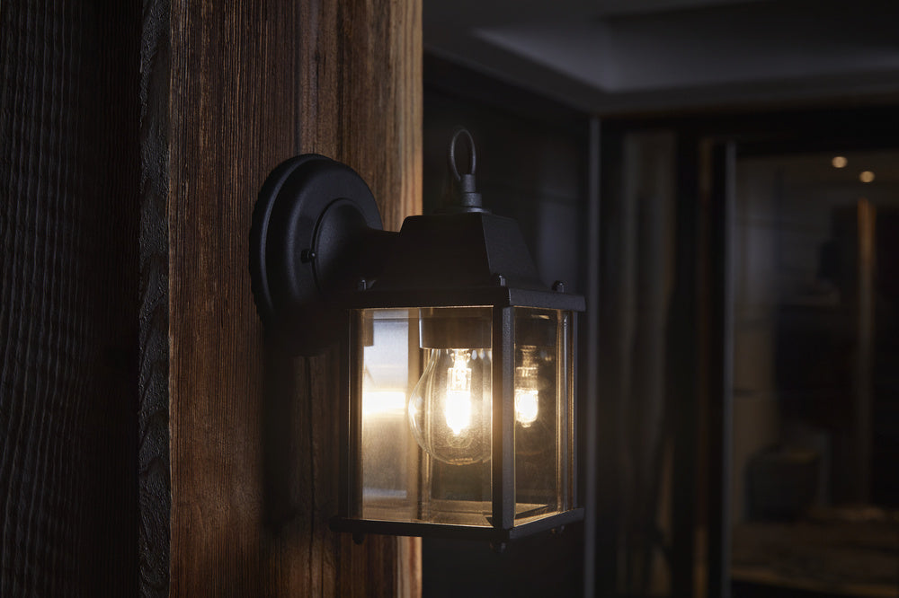 Ledvance ENDURA Classic Lanterne Carrée S E27 applique murale extérieure Noir IP43 aluminium moulé sous pression