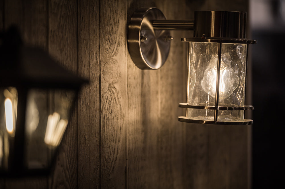 Ledvance ENDURA Classic Post Down E27 applique murale extérieure Acier inoxydable Verre IP44 220-240V 60W max