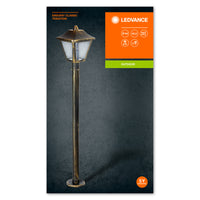 Ledvance ENDURA Classic Tradition outdoor floor lantern E27 Black/Gold IP44 aluminum 1000mm