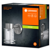 Ledvance ENDURA Classic Post Down E27 applique murale extérieure Acier inoxydable Verre IP44 220-240V 60W max