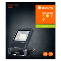 Ledvance ENDURA Projecteur de Jardin à Piquet LED Extérieur 20W 3000K 1700 lumens IP65 Gris Foncé