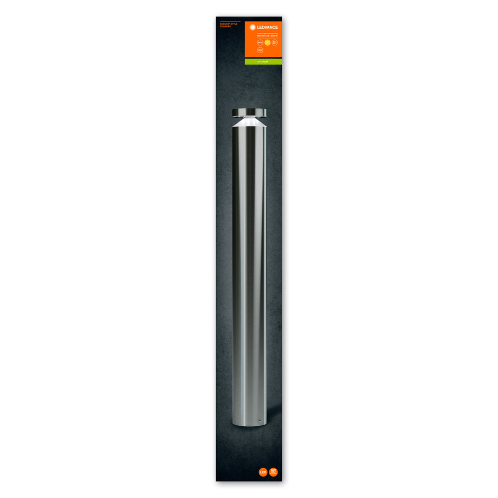 Ledvance ENDURA Style Cylinder 80cm applique murale d’extérieur LED en acier inoxydable 6W 3000K IP44 Blanc chaud