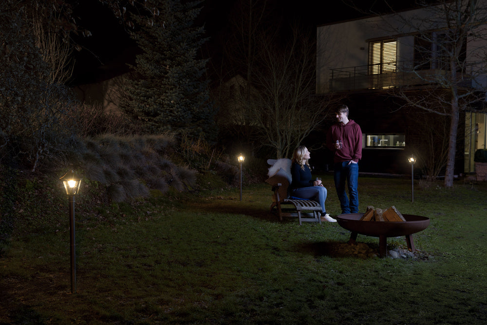 Ledvance ENDURA Classic Tradition 33cm Lanterne d'extérieur E27 Noir/Or IP44 Aluminium moulé sous pression