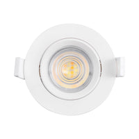 Spot encastrable LED 7W dimmable Braytron 630 lumen 3-en-1 couleur blanc IP20