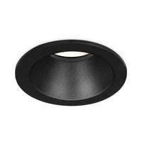 Spot encastré intérieur Braytron, douille MR16, 35 W, aluminium noir, diamètre 85 mm