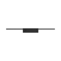 Braytron lampe miroir LED 12W, 900 lumens, CCT 3-en-1, IP44, aluminium noir, longueur 600 mm