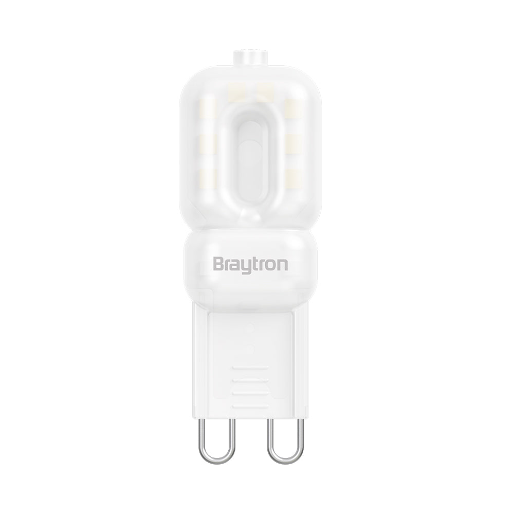 Ampoule LED Braytron G9 3W 3000K dimmable 260 lumens 220-240V 240° Capsule Lumière Blanc Chaud IP20