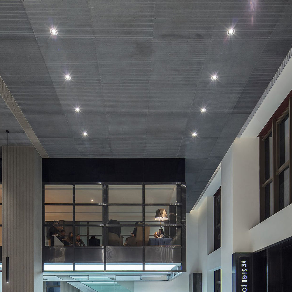 Spot encastré LED Braytron, 7W, IP54, Aluminium Blanc, 89x35mm, douille GU10, usage intérieur extérieur