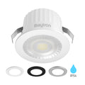 Projecteur LED Braytron 3W 3000K 210 lumens IP54 >80CRI faisceau 38° non-dimmable 220-240V blanc chaud