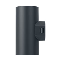 Applique murale LED Braytron 2x9W CCT 3-en-1 1780 lumens Gris IP65 IK08 éclairage extérieur