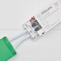 Philips LED panneau coreline RC132V 40W 3100 lumens 840 blanc froid 60x60cm UGR <19 dali dimmable 3h urgence