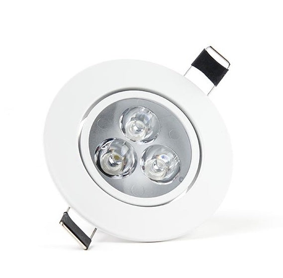 Spot encastré LED LCB 3W orientable 4000K puce Philips 220-240V IP20 dimmable CE RoHS
