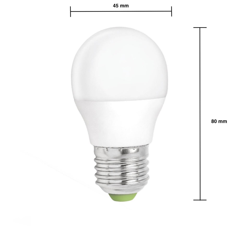 Lampe LED Spectrum E27 dimmable 6W remplace 42W 6000K lumière du jour 520 lumens ampoule sphérique