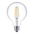 LCB LED filament lamp E27 10.5W 3000K warm white, Philips chip, CRI 80, IP20, globe shape, CE RoHS