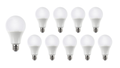 Spectrum E27 LED lamp pack 10x A60 10.5W 1521 lumens 3000K Philips chip 220-240V 120° CRI 80 IP20 CE RoHS