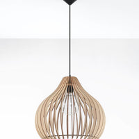 Sollux Lighting Suspension LED APRILLA, douille 1xE27, 220-240V, IP20, aluminium doré mat, CE RoHS