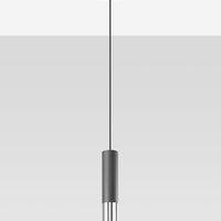 Sollux Lighting LED pendant light black chrome with GU10 socket
