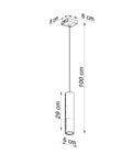 Sollux Lighting LED hanglamp zwart koper loopez with E27 fitting and 50W max wattage