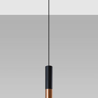 Sollux Lighting LED hanglamp zwart koper loopez with E27 fitting and 50W max wattage