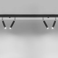 LED plafondspot zwart EYETECH with 6 x G9 sockets by Sollux Lighting