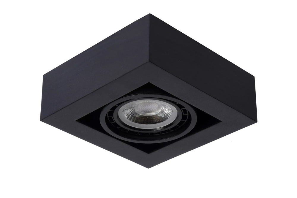 Lucide Zefix spot encastré LED gu10 2200K-3000K noir dimmable à chaud