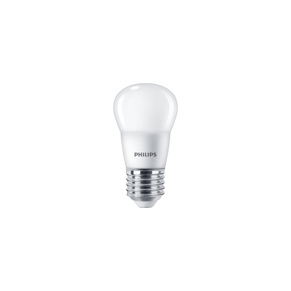 Ampoule lustre LED Philips CorePro 2.8W E27 2700K Blanc Chaud 250 lumens P45 mate non-dimmable