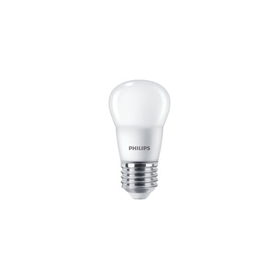 Ampoule lustre LED Philips CorePro 2.8W E27 2700K Blanc Chaud 250 lumens P45 mate non-dimmable